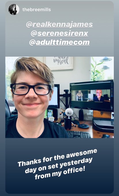 I&rsquo;m excited for you all to see this virtual session I did with @KennaJames21 for @Adulttimecom as directed<a href="/tag/nominated"class="tags"><span>#nominated</span></a><a href="/tag/allgirl"class="tags"><span>#allgirl</span></a><a href="/tag/girlgirl"class="tags"><span>#girlgirl</span></a><a href="/tag/performeroftheyear"class="tags"><span>#performeroftheyear</span></a>