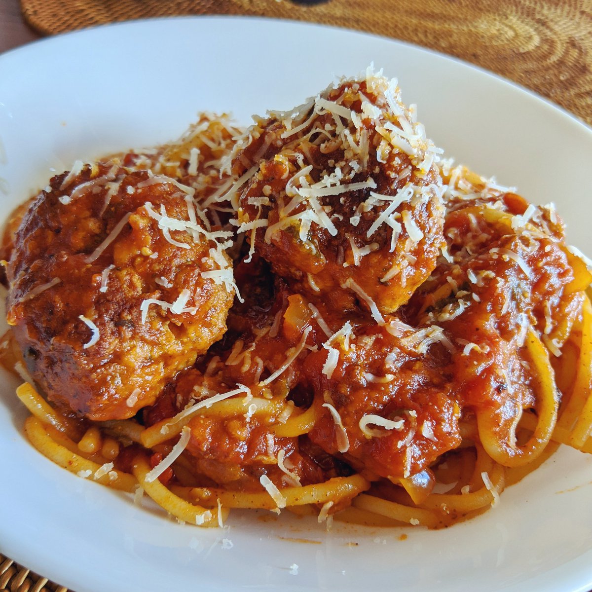 Spaghetti and meatballs 
