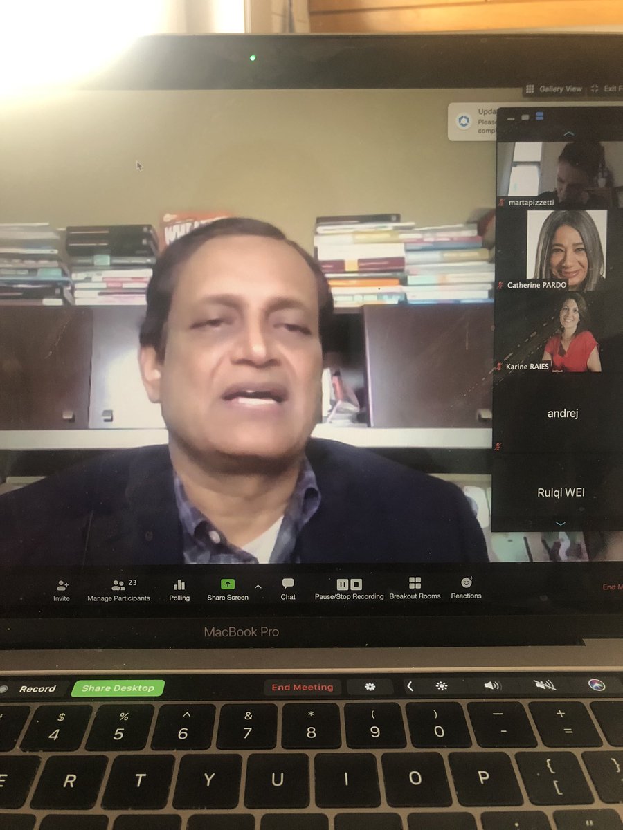 Special Thanks to <a href="/venkyshankar/">VENKY SHANKAR</a> and to everyone who joined a very inspiring webinar <a href="/EMLYON/">emlyon business school</a> on how AI is reshaping the business. Thanks for your participation and great discussion!  #AI #business
