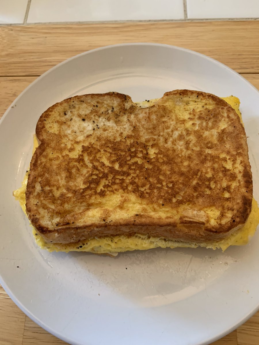 Made that sandwich from TikTok and tbh it’s fine