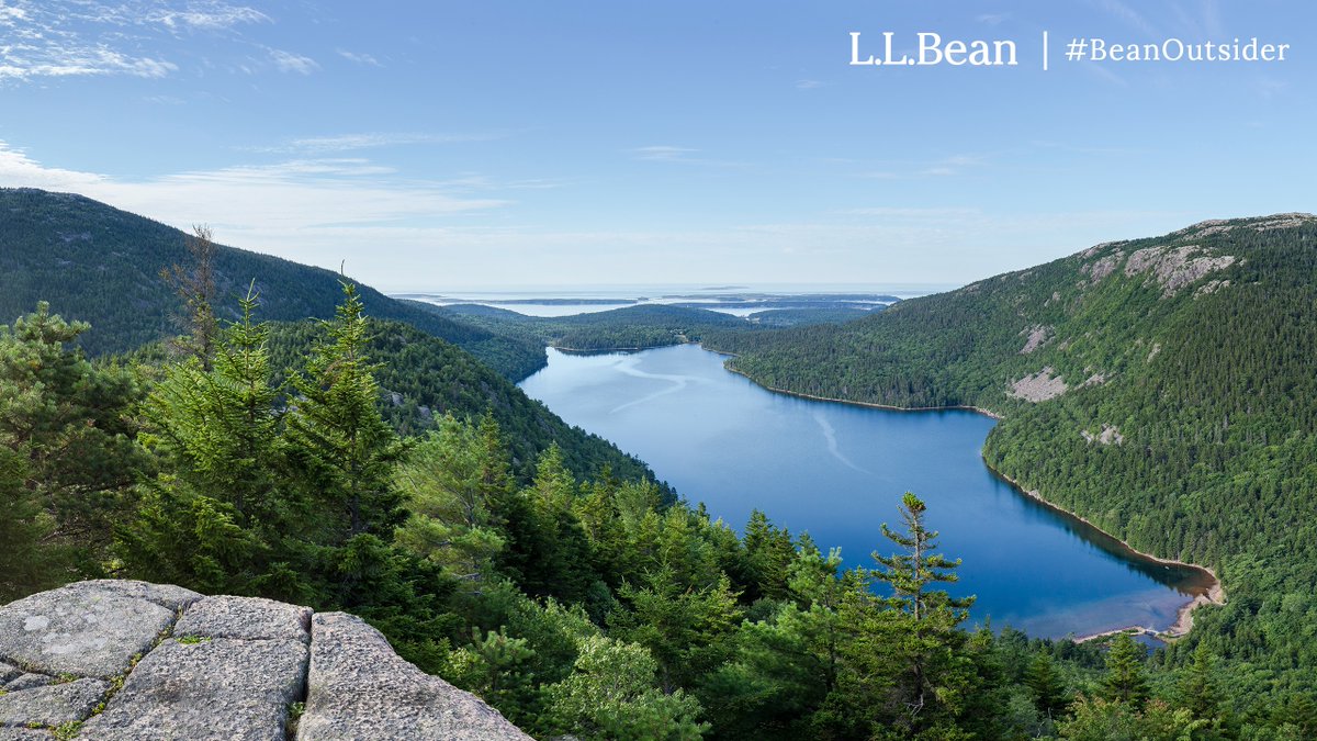 LLBean's tweet photo. Here's an awesome view from @AcadiaNPS #FindYourPark #Maine https://t.co/C8qspxkJwt