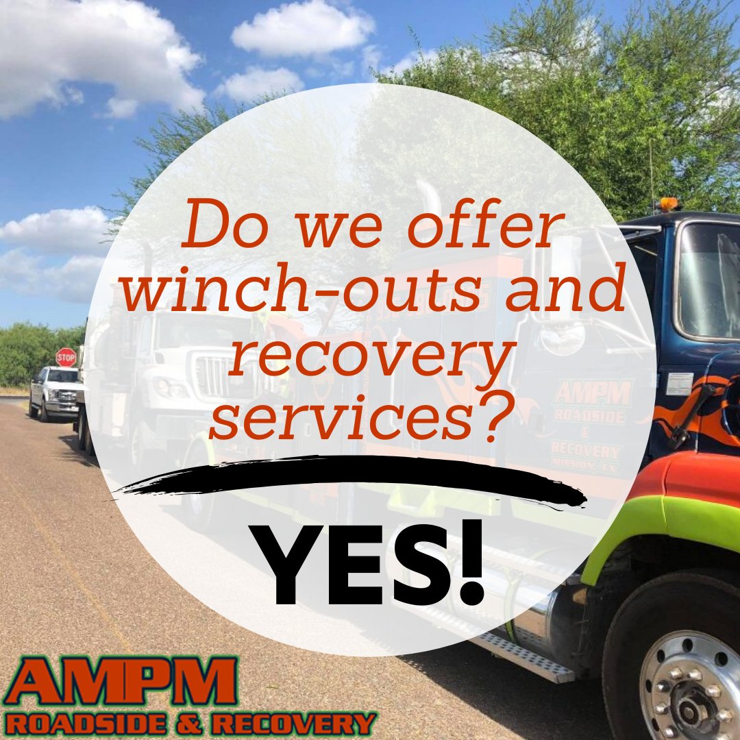 AmpmRecovery's tweet photo. We offer professional winch-outs and recovery services! Call us at (956) 580-0505. https://t.co/6V560Kqi8Z