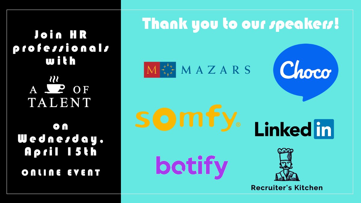 Thanks to all who joined the “Cup of Talent”online event, organized by our colleague #Ksenia &amp; #GraceMcKelvey from #Botify . We had the opportunity to listen to people with different backgrounds and they were all united in the face of uncertainty