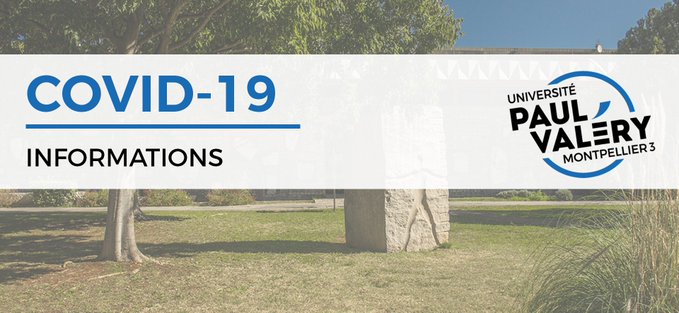 univpaulvalery's tweet photo. Pour le second semestre de cette année universitaire, l'@univpaulvalery organisera ses examens en distanciel du 6 au 30 mai puis du 3 au 20 juin. #PatrickGilli #COVID19
https://t.co/HibElbs5Ot
@acmontpellier @sup_recherche https://t.co/tGeKQcAroD