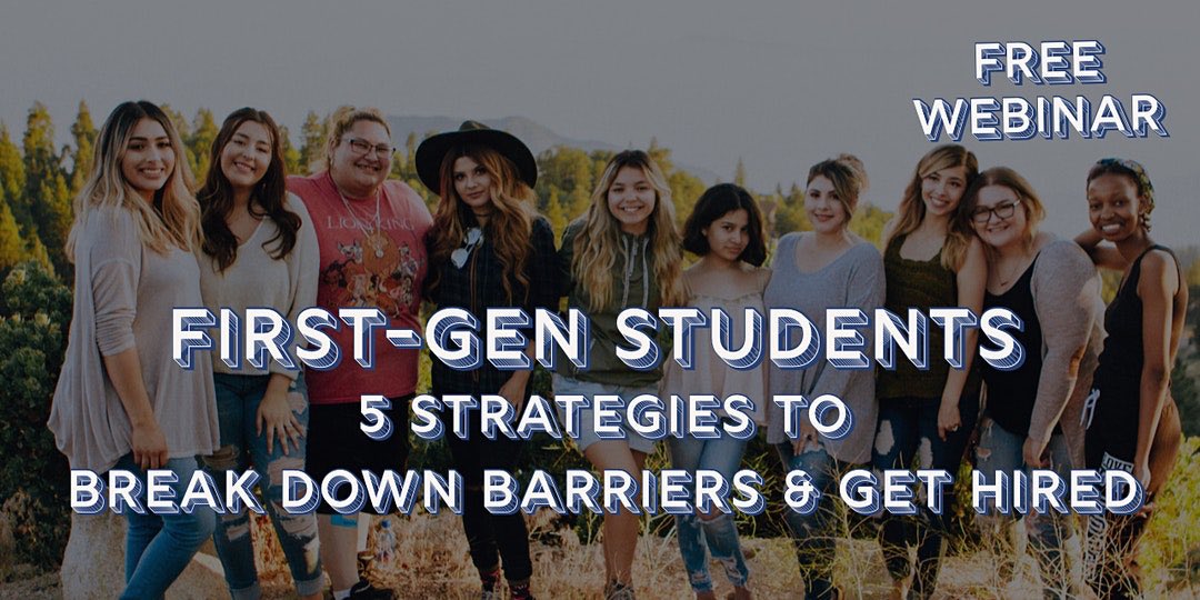 MattDaily_ISU's tweet image. Hey, Soon-to-Be #FirstGenGraduate! What are you doing Friday? If you're not sure yet, we have an idea... Check it out: Link to Free Webinar: eventbrite.com/e/5-strategies…
Special thanks to @EveHudsonPhD 
#firstgenforward @upcareercenter @UPortland @FirstgenCenter @PortlandFRMC