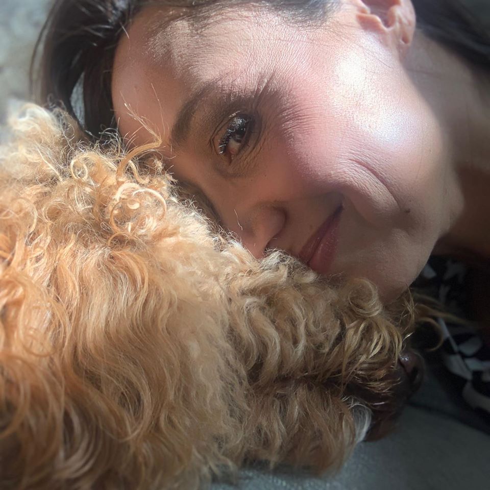 CLTTodayShow's tweet photo. During hard times, stay positive by thinking of something you're grateful for.
Colleen says she's grateful for all the extra time she has with her dog Cali. What are you grateful for today? #clttoday https://t.co/eXDW0yXsUm
