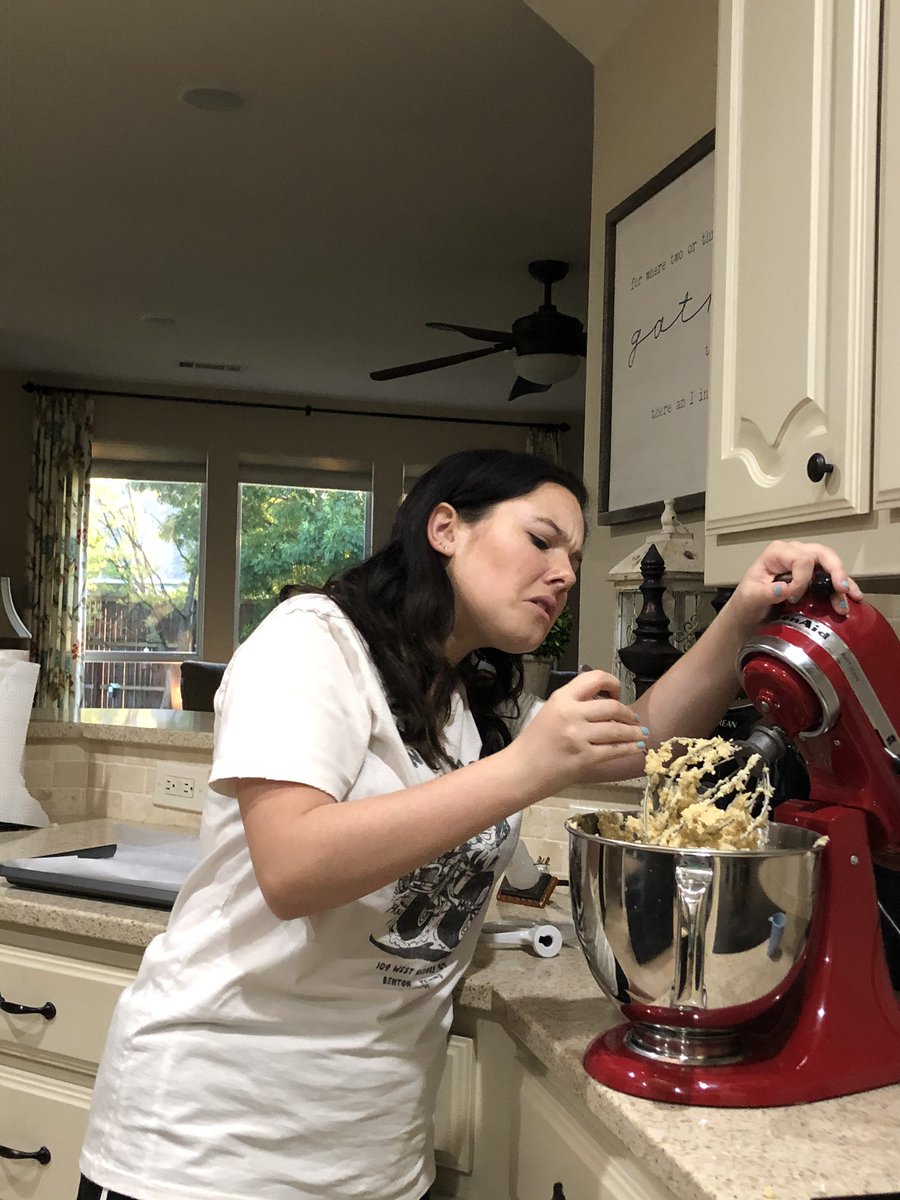 dansemacabrewow's tweet photo. Katelyn has been using quarantine to improve her baking skills, what have you been doing during quarantine? Reply with a pic! https://t.co/5h3NvwoSY3