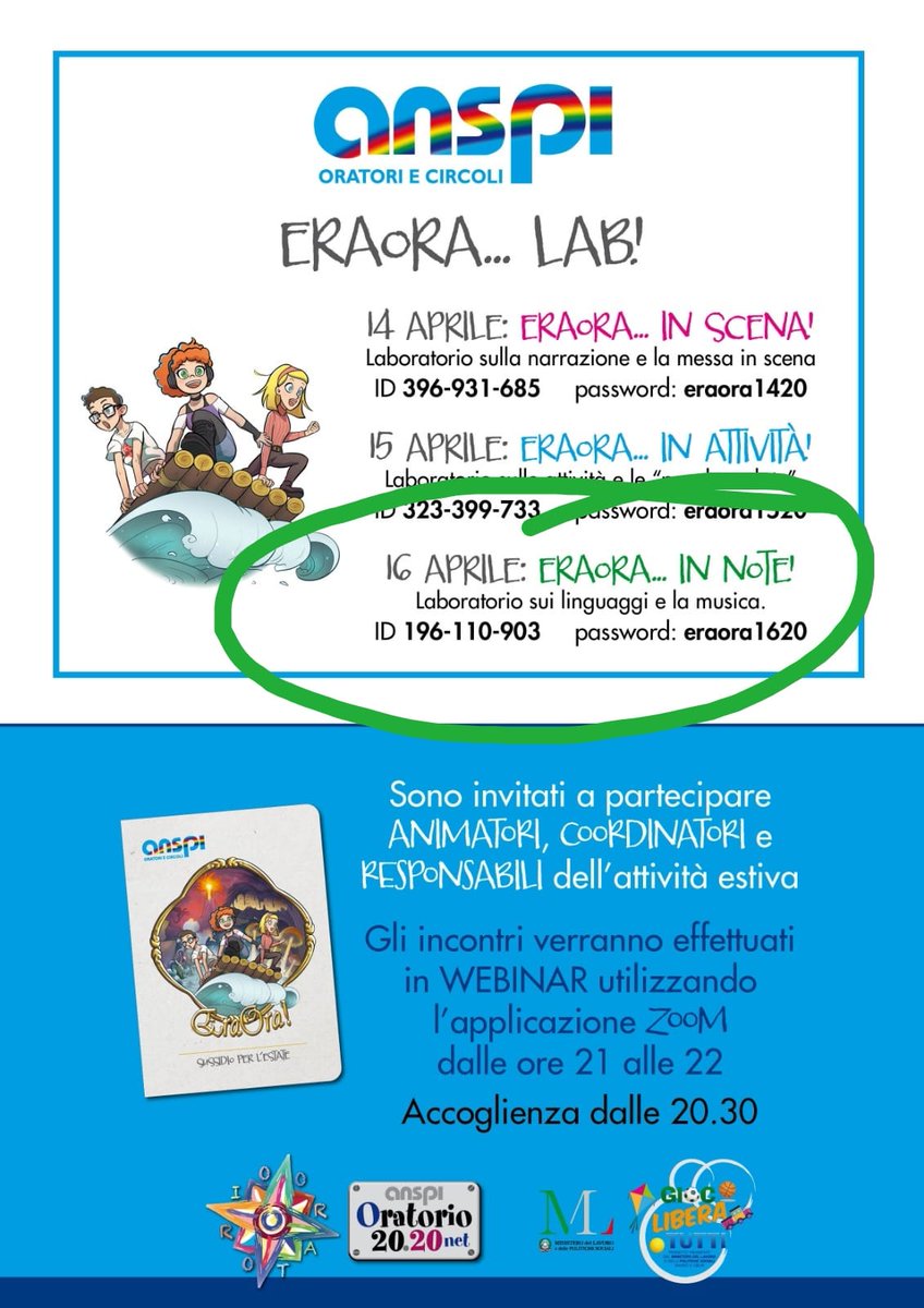 giocoliberatt's tweet photo. Pronti per il terzo appuntamento #eraora #lab?
Stasera un #format in stile #radiofonico condotto da #simonebiagioli con tanti tanti ospiti! 

@MarcoMoschini @LeaMancino @AndreaBallabio1

@MinLavoro @anspinazionale https://t.co/ctvw6CSDf7