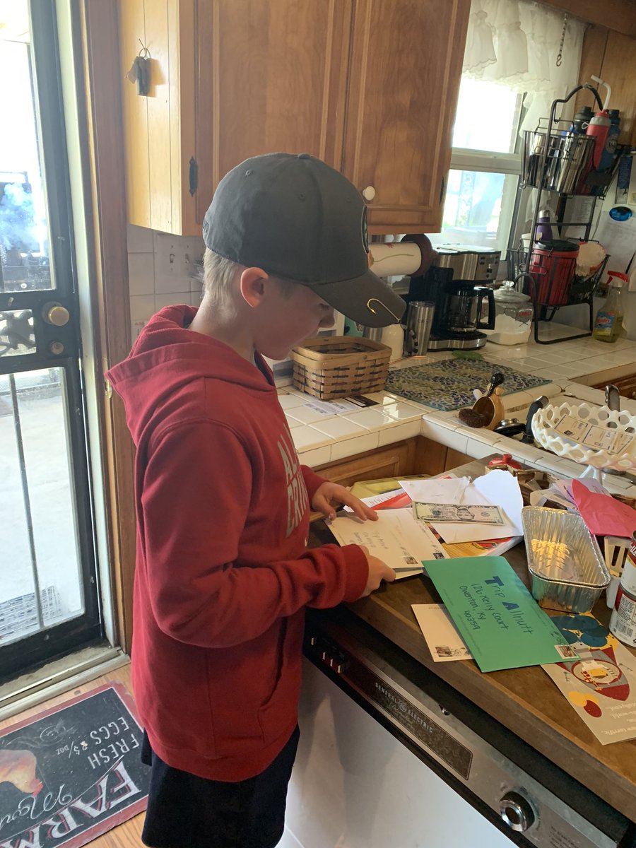 Just a boy on his bday, social distancing, not with his friends, but enjoying life. Happy Birthday Trip! #TeamKentucky