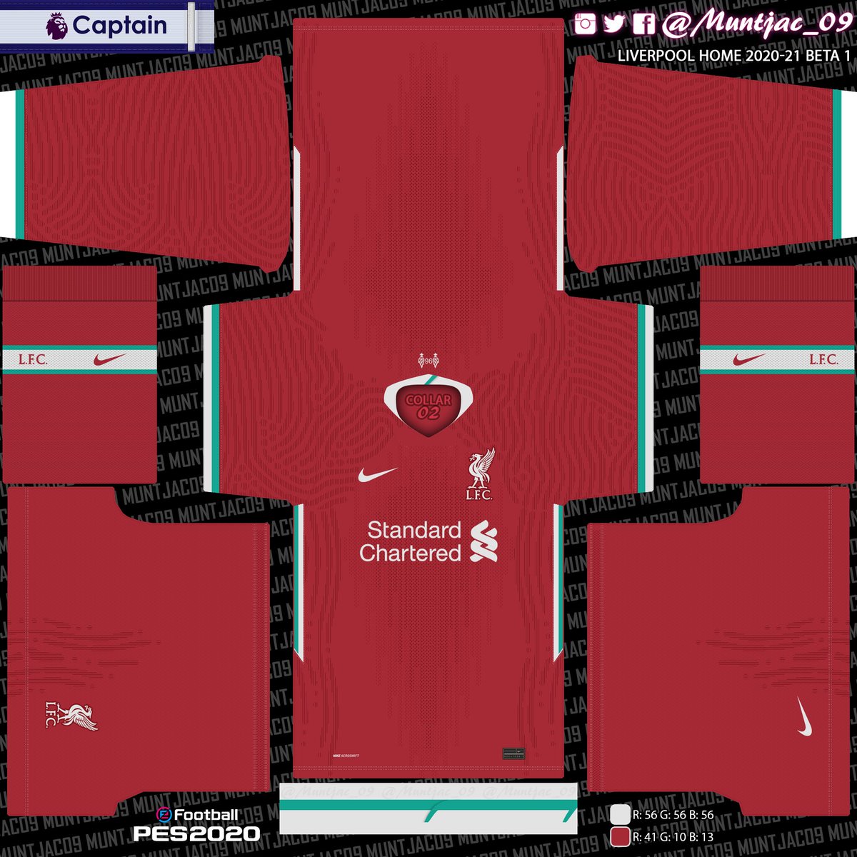 KITS efootball PES2021 ⚽⚽⚽ on Twitter: "Liverpool 2021