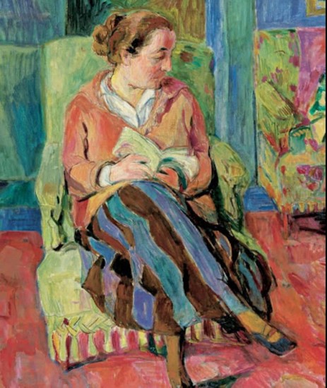 Не забудьте почитать на ночь!
Иллюстрация: Hans Purrmann

#живопись #чтение #art #book