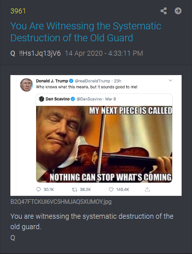 This is HUGE! Anons do you remember Potus retweeting the "My next piece is called nothing can stop what's coming" Read the entire thread as this is gonna be epic. Potus has been referred to by some as the Maestro and the meme below certainly insinuates it....
