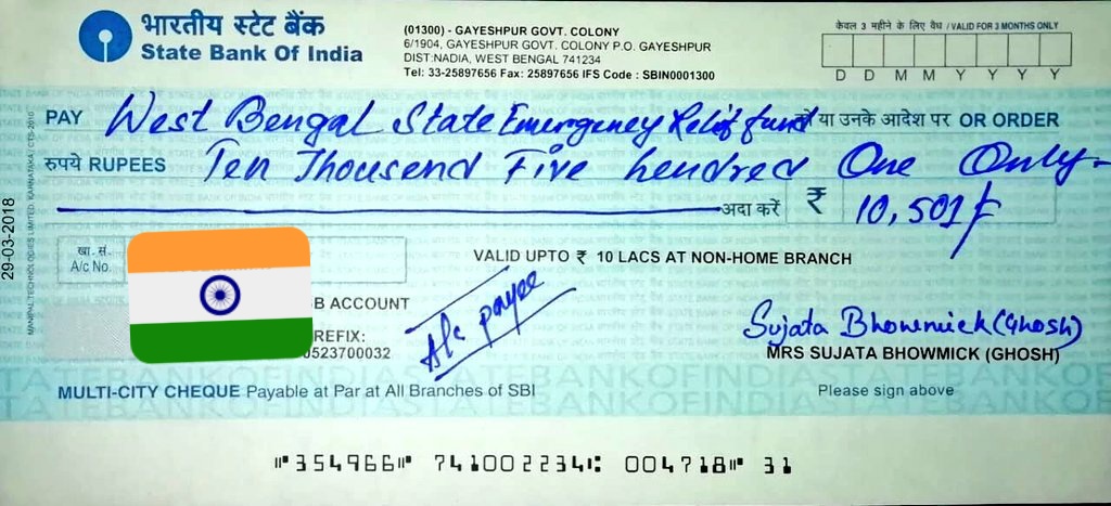Saritbanerjee8's tweet photo. @MamataOfficial We are a Facebook  group name HAATH BARALEI BANDHU Collect for fight with Covid19. Stand with our respected CM. Small contribution mam from our side. 

Thank you 
হাত বাড়ালেই ব্ন্ধু https://t.co/1y1eaJOSmG