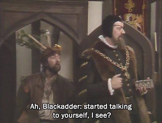intermova's tweet photo. 😏  Have you been talking to yourself?⠀

#intermova_Fun #BlackadderII #Blackadder #ЧёрнаяГадюка #ЧернаяГадюка #EdmundBlackadder #ЭдмундБлэкэддер #RowanAtkinson #РоуэнАткинсон #Melchett #StephenFry #СтивенФрай #intelligent #умный #conversation #разговор #English #fun #funny #lol https://t.co/80S4Ehfdhy