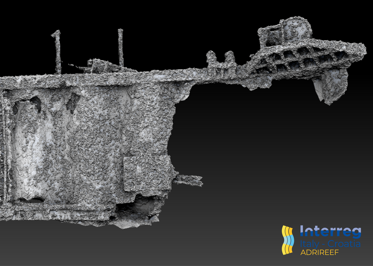 MarcoPalma12's tweet photo. Preliminary results🙂: @UBICAsrl and @habitastedge are performing #underwater #3Dscanning of the #wreck of the #oilandgas Gas rig #Paguro which is a #protected hot-spot of #biodiversity and a #touristic attraction for #scubadiving. 
 
#ADRIREEF and @ArpaER https://t.co/wxIycgugdw