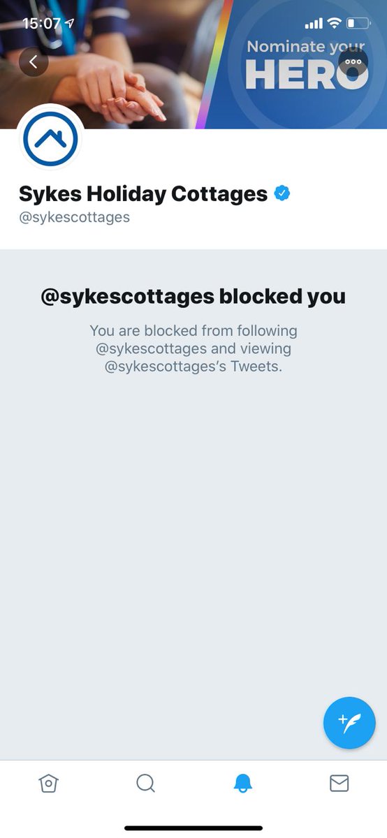 CAROLGAVIN1's tweet photo. This is how @sykescottages treated my daughter in law and her husband ,,,a key worker, unable to visit Sykes Cottages during the lockdown,, refused a refund only able to move to October,,, at an additional cost. Sykes cottages have now blocked my daughter in law. Shame on you!! https://t.co/OuJwXQtYwW