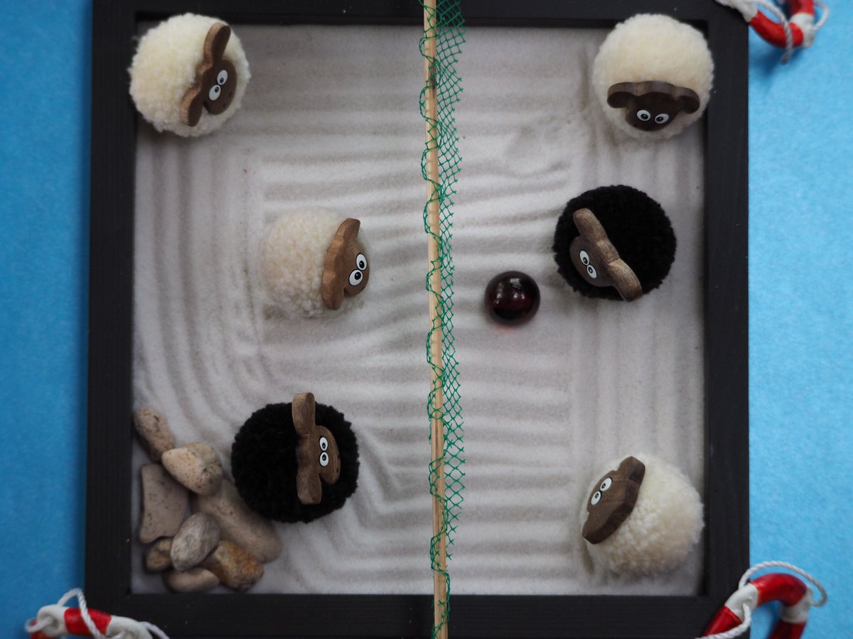 Titch_Sheep's tweet image. Baa, A bit less sun today so it’s time to break out the #beachisolation activities. To keep warm we played beach volleyball with the flock. We all had a fabewelous time and worked up a thirst 🍻 Cheers #FlockPower