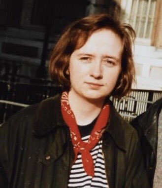 Me at 20. On Whitehall at the corner of Downing Street after a student demo in 1986. The Thatcher Years. Seems a very long time ago now that we all recognise how important society is. #MeAt20
