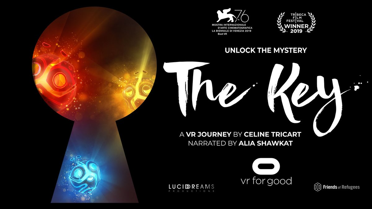 THE KEY IS AVAILABLE FOR FREE ON THE OCULUS STORE! 
Please share, experience it and leave a review 🤓 Rift: oculus.com/experiences/ri…
Quest: oculus.com/experiences/qu…
Winner of 2019 <a href="/Tribeca/">Tribeca</a> Festival and Grand Jury Prize for Best VR Venice Festival <a href="/la_Biennale/">La Biennale di Venezia</a>