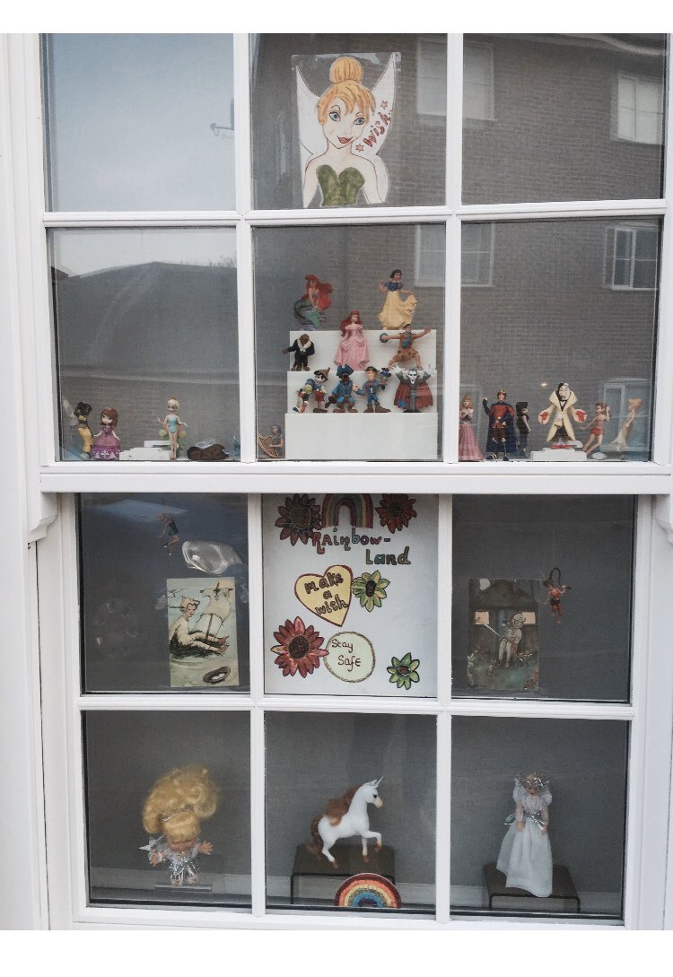 My mum is isolating as she is in a vulnerable group. She has decorated her window during lockdown and the theme changes! This is her current window! Sure made me and my little ones smile. Just thought I would share! #StayHomeStaySafe  #NHSDay  #COVID19