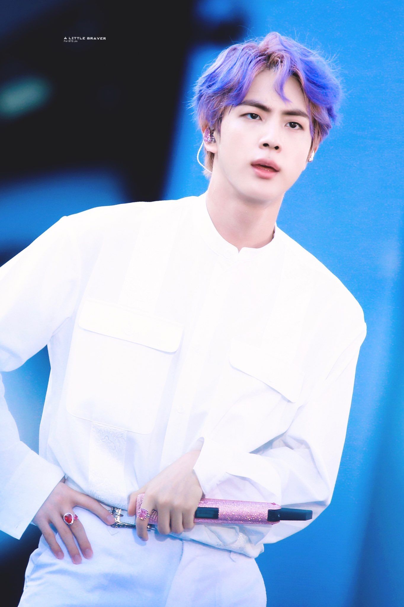 What do you think of Jin with purple hair does it suit him  Quora