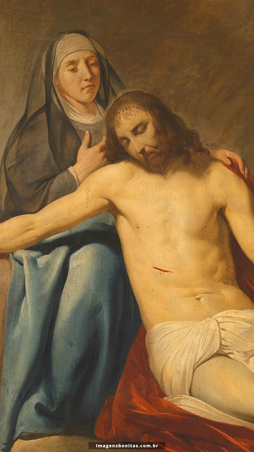 Nossa Senhora das Dores com Jesus Cristo morto