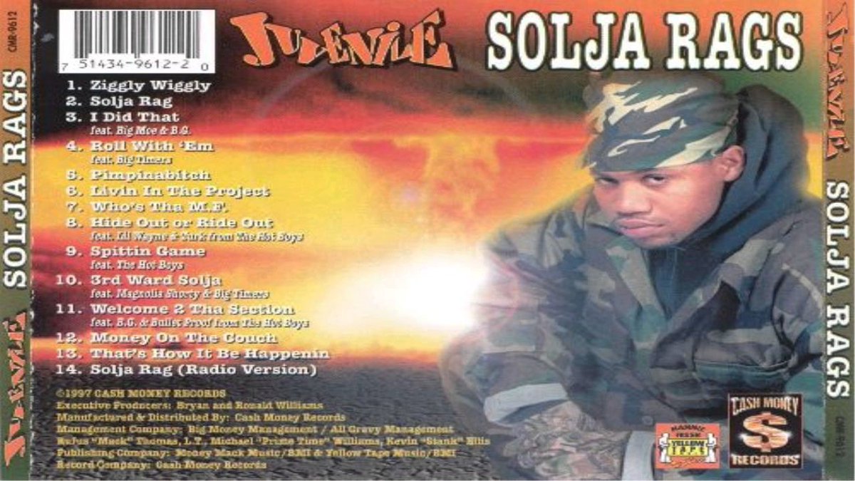 Here’s some examples to illustrate how saturated Hip-Hop was with Camo at the time Nigo was inspired PAC punctuates it in 94’s Above the Rim — Mystikal ‘Out That Boot Camp (95), Capone n Norega ‘War Report’(97) + Juvenile Solja Rags (97)