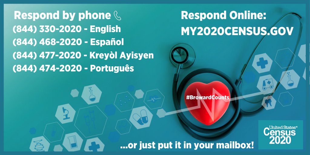 BrowardCensus's tweet photo. Public health researchers are using Census data to help determine where resources are needed to fight #COVID19.

If we don't achieve a complete #2020Census count, our community will be left behind without adequate resources for our health, safety, &amp; wellbeing. 

#BrowardCounts✅ https://t.co/xqcoiQDwxv