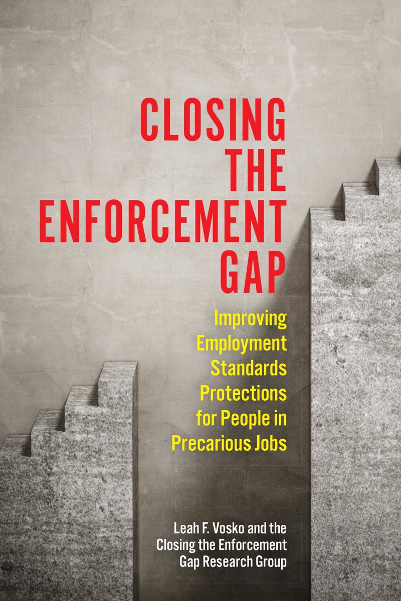 acadiaresearch's tweet photo. #Sociologist Dr Becky Casey has contributed to a new book: "Closing the Enforcement Gap: Improving Employment Standards Protections for People in Precarious Jobs," published by @utpress. @caseybecky8 @AcadiaU #employeewellbeing
Read the full story here: https://t.co/LyclkuHIYx https://t.co/TSkBLJQFae