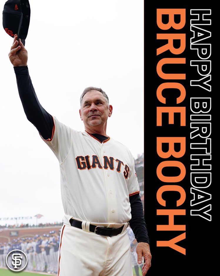 Happy birthday to Bruce Bochy! 