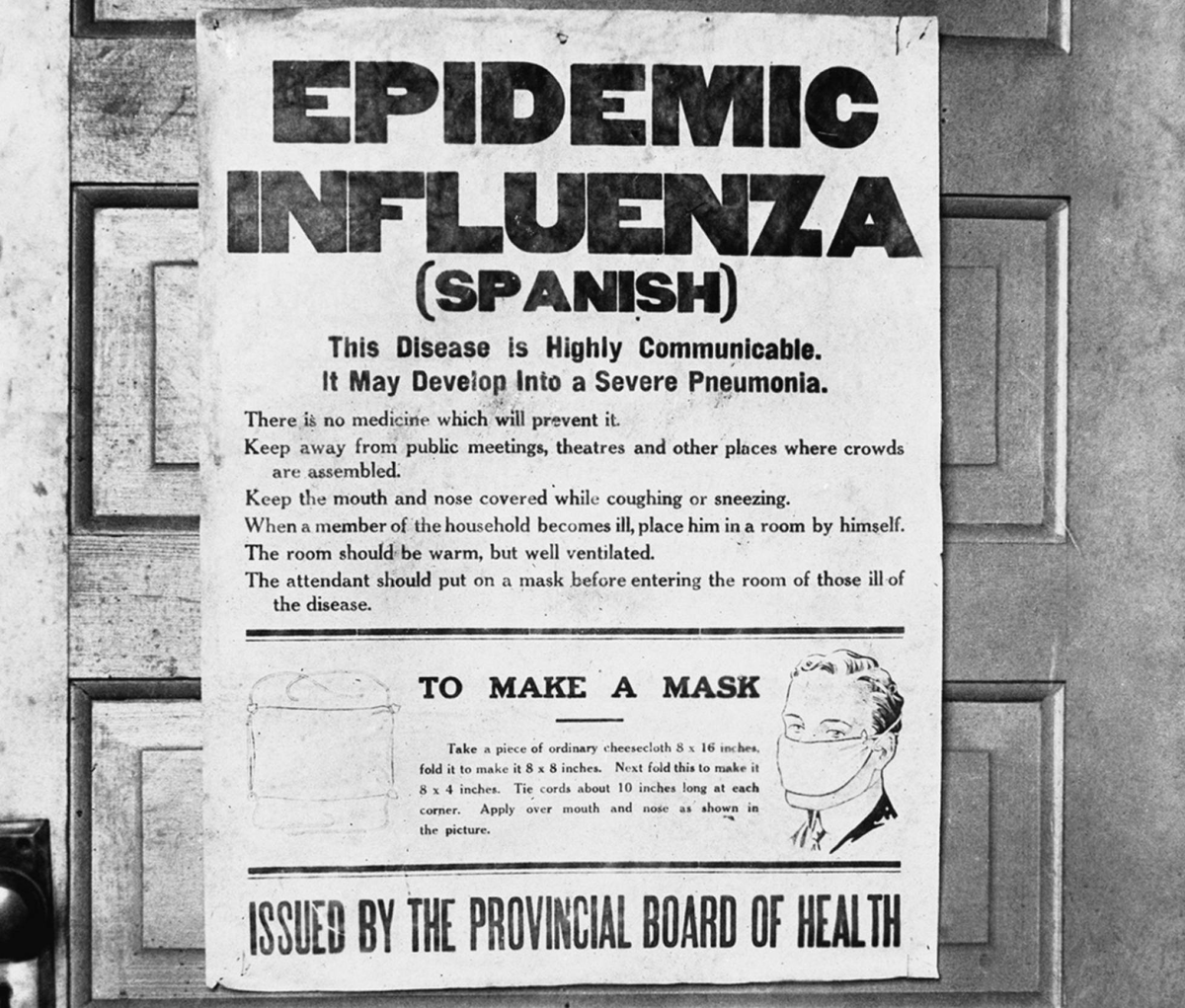 ArchivosLA's tweet photo. 1918 | La Historia nos enseña que nada es nuevo 👉 cartel de consejos para prevenir la “gripe española” (Canadá) 😷 vía https://t.co/vP5FOqHoQQ https://t.co/5hE5aHptg0