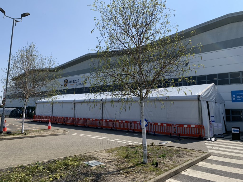 KeithBishop6's tweet photo. Busy couple of weeks for GL events helping companies keep key workers safe by providing temporary structures and equipment for health screening. Can we help you. Call 01733 344110/01332 850000 https://t.co/LRTgaYJz3e