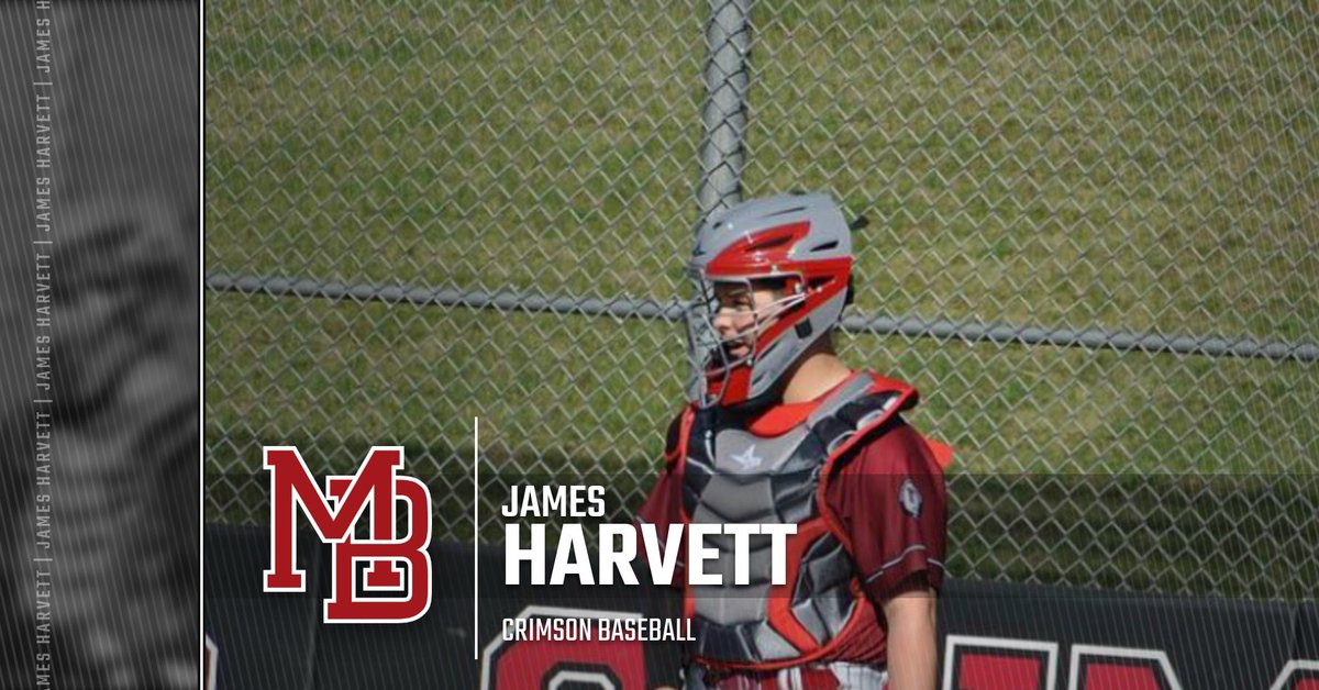 Morristown Beard School Crimson Athletics (@athleticsmbs) on Twitter photo James Harvett is a catcher on the Crimson Baseball Team and also a member of the Football Team. James will attend JMU in the fall. #gomobeard #seniorspotlight <a href="/morristownbeard/">Morristown Beard</a> James Harvett is a catcher on the Crimson Baseball Team and also a member of the Football Team. James will attend JMU in the fall. #gomobeard #seniorspotlight <a href="/morristownbeard/">Morristown Beard</a>
