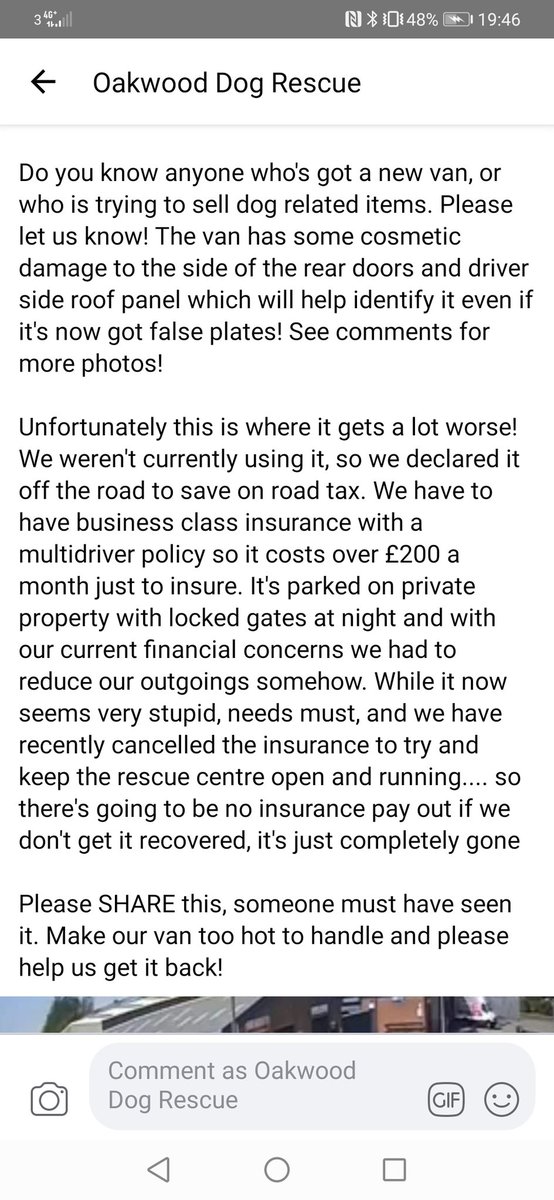 OakwoodRescue's tweet photo. OUR VAN HAS BEEN STOLEN!

PLEASE RT AND MAKE IT TOO HOT TO HANDLE!
https://t.co/Bkz4FE10w1 https://t.co/NtPljAlcFs