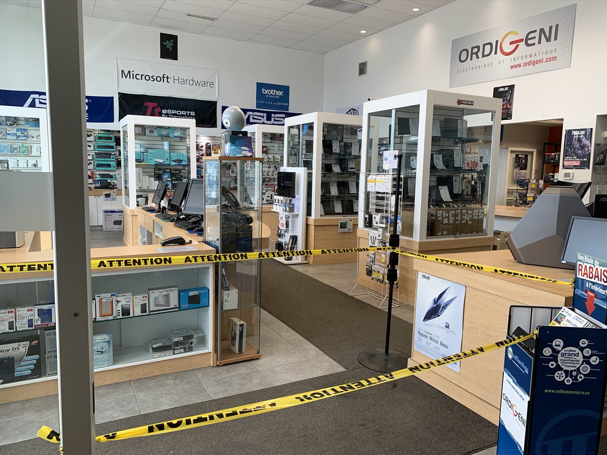 OrdiGeni's tweet photo. ORDIGENI Electronique et Informatique est disponible par téléphone, courriel et sur le web. 

Services "sans contact" de ramassage extérieur et livraison pour tous les besoins urgents liés à la situation. 

Tél: (450) 780-0299 https://t.co/j9OAx5X0iP #cavabienaller #essentiel https://t.co/olWNOIyIJB