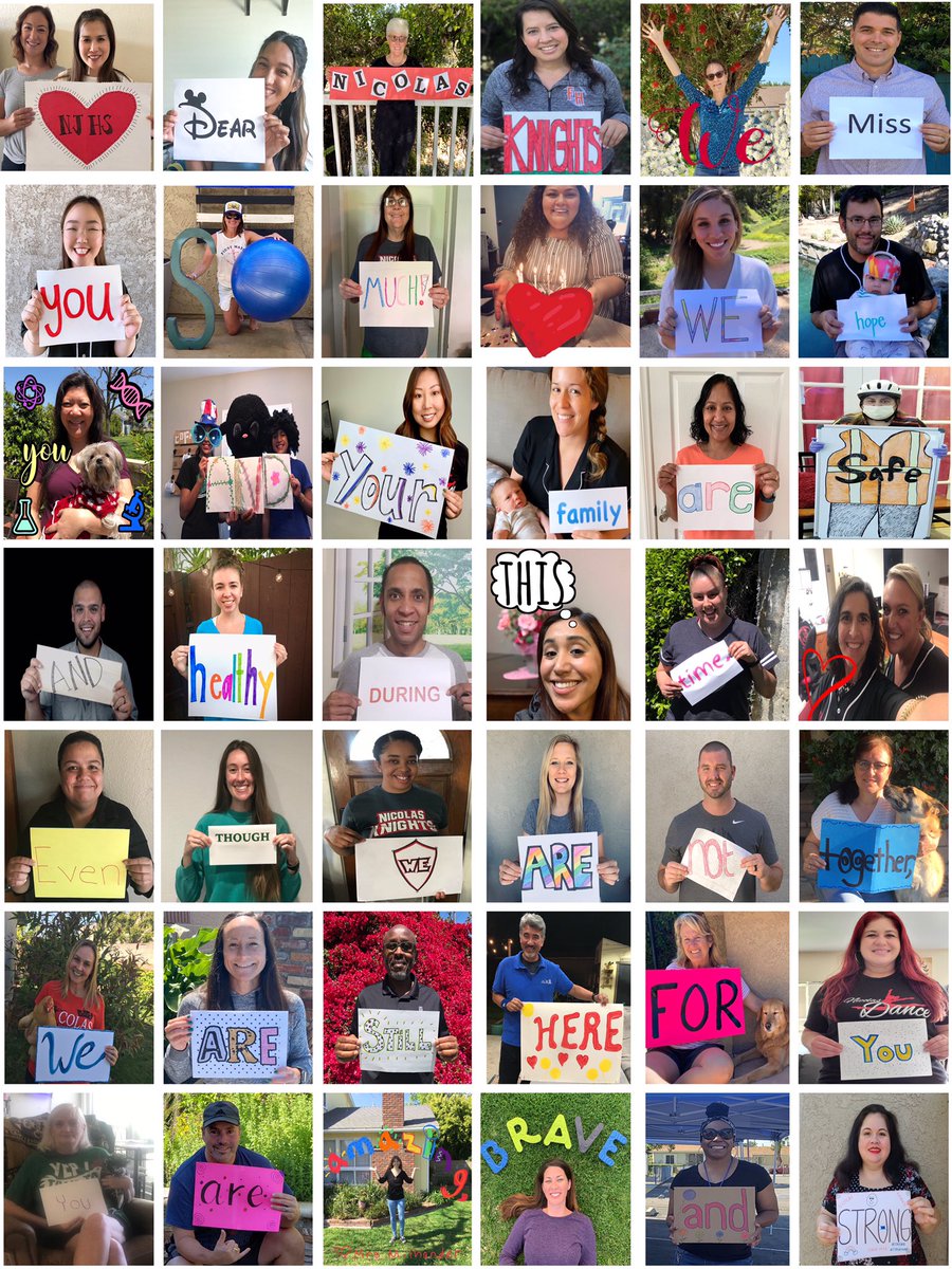 NicolasKnights's tweet photo. Attention all Nicolas Knights! Your teachers miss you! We hope you are well and staying safe during this time. We can’t wait to see you back at school! #NicolasPride #wemissourstudents #distancelearning https://t.co/YxxVGZra8e