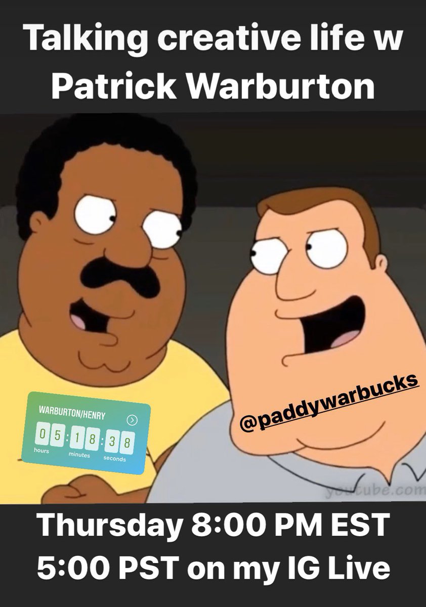 Hey everybody, I don’t tweet much but please check out what I’m doing on Instagram... Talking to Patrick Warburton later about living a creative life... @mikehenrybro