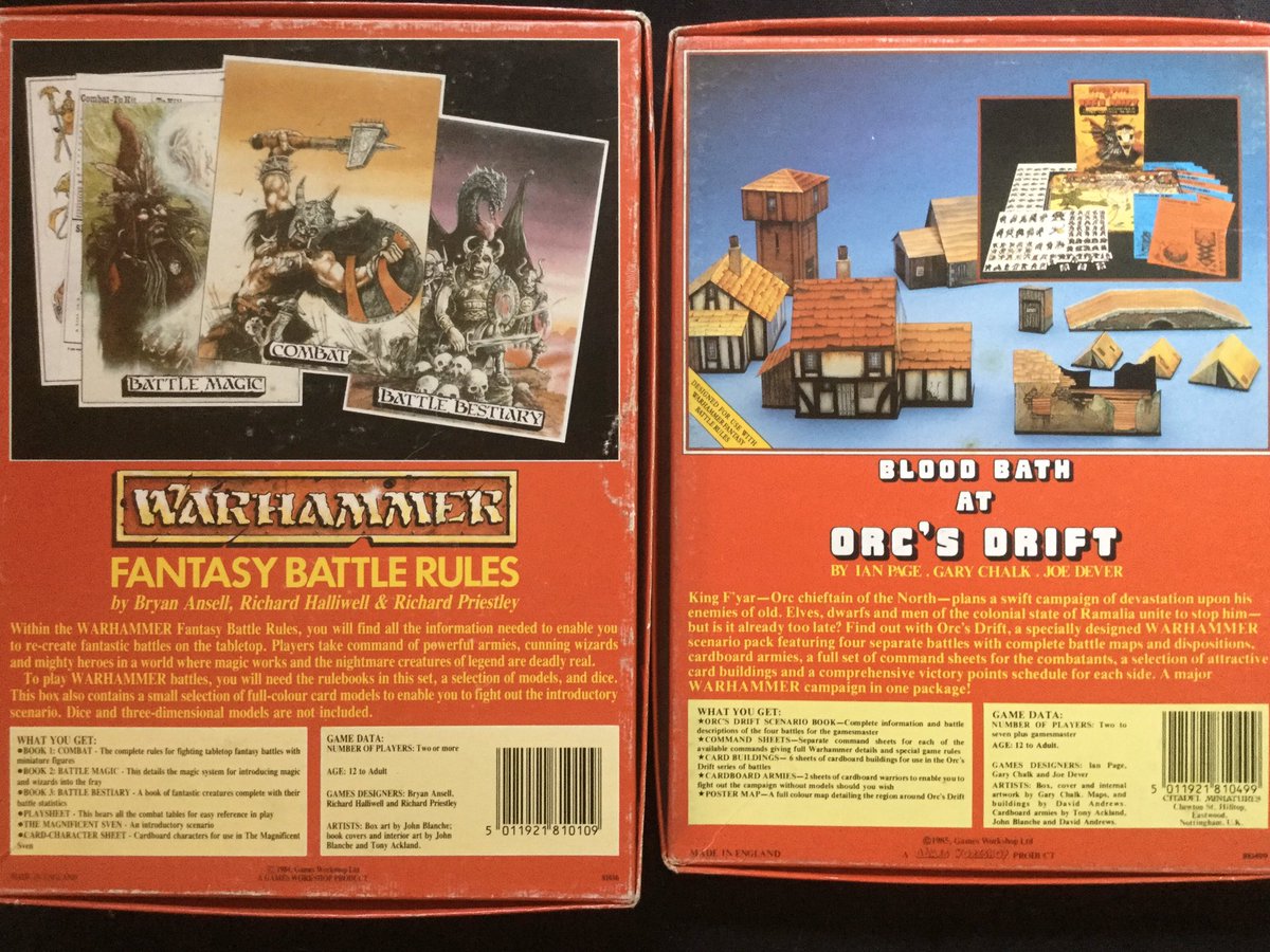 To say this was the beginning of a journey is a vast understatement. In the ensuing 32 years I have played through 8 editions of WFB, 8 editions of 40K, Mordheim, Necromunda, Warmaster, Man O War, Epic 40K, Age of Sigmar, Warcry, etc etc. I’ll do the RPG later.  #CuratedQuarantine