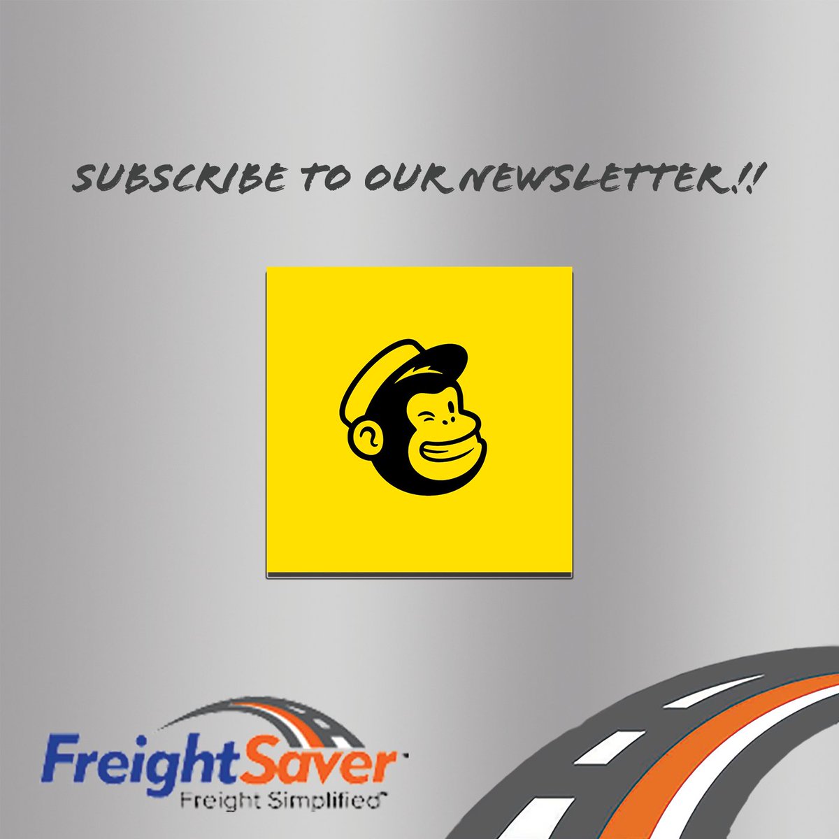 FR8SAVR's tweet photo. Subscribe to our MailChimp for updates on our company and the logistics industry!! https://t.co/fSmmwJDD3E