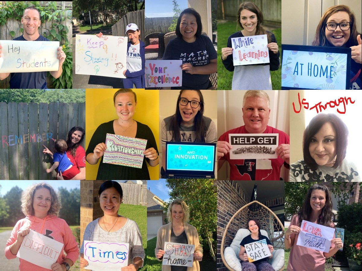 Sending our Titan mathematicians a message! #TaysTitanStrong #KatyStrong #Titanmathdepartment #Excellence #Relationships #Innovation