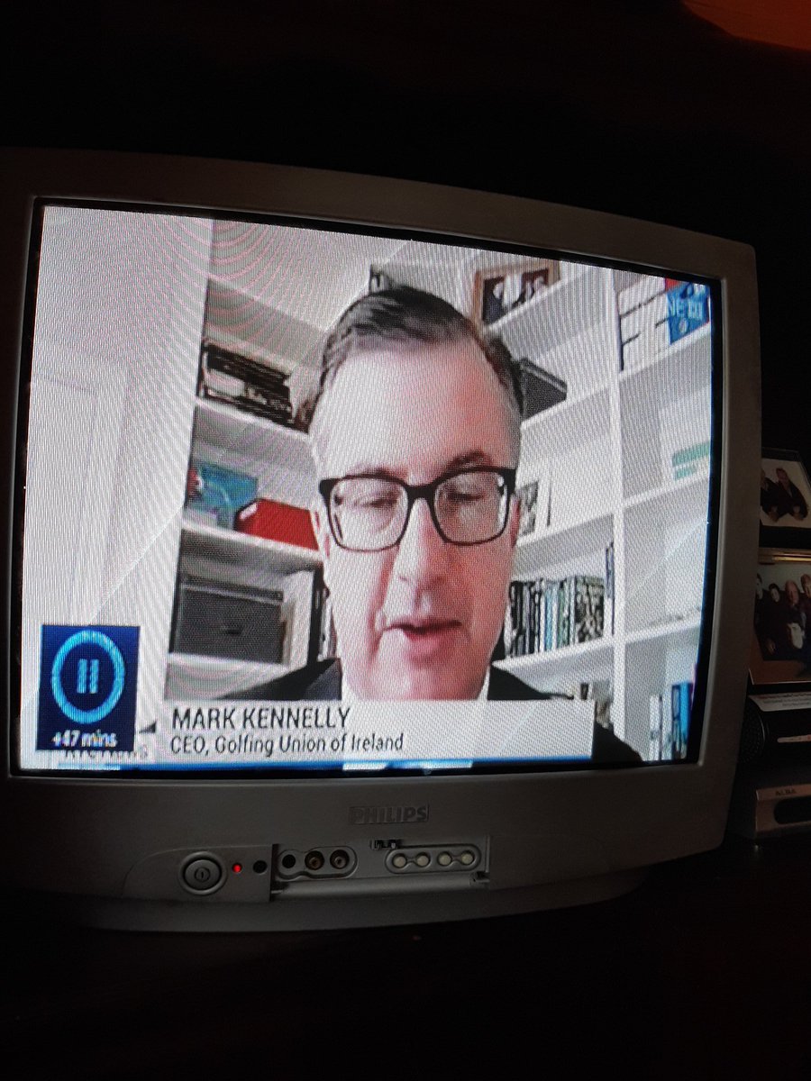 GOLFFOODADDICT's tweet photo. In the scheme of things at the moment, golf isn't very important but the least the golf industry should expect from @rtenews is that the CEO of Golf Ireland Mark Kennelly is properly introduced. Two other CEOs were titled properly during the segment. #SimplyNotGoodEnough https://t.co/7CfIEoYtGt