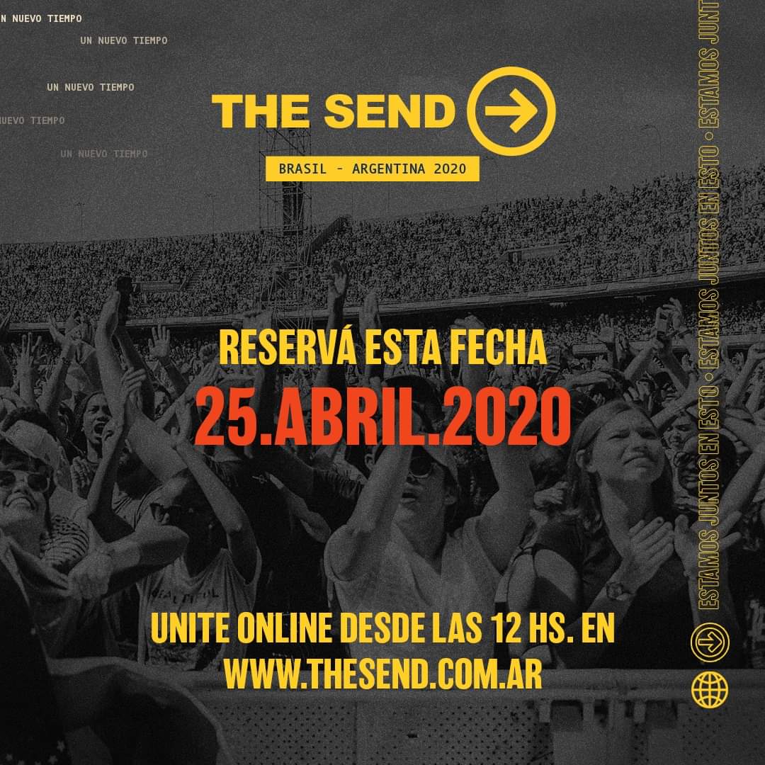 The Send Online está llegando. El sábado 25 de abril nos uniremos junto con Brasil para ser parte de este día histórico. No te lo pierdas. Próximamente más informción. 

#TheSend #TheSendArgentina #TheSendBrasil #TheSendOnline 
@thesend <a href="/TheSendArg/">The Send Argentina</a> <a href="/TheSendBrasil/">THE SEND</a>