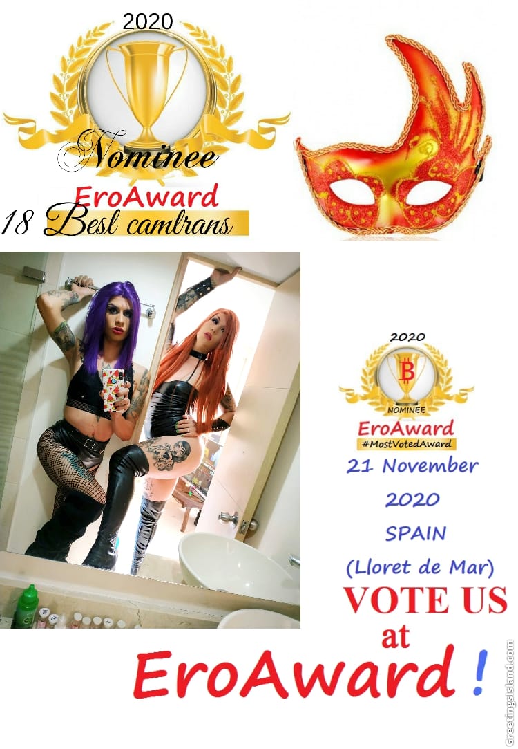 Luxyshy's tweet photo. @EroticCamAwards @EcaTRANS RT! FUCK YES! We are here, guys vote for us on https://t.co/uhkfOkjFpb just sign up. Vote with My Name
⚜️luxyshy in🔹119-Best Oral
🔹261-Best Fetish Trans Star
at https://t.co/uhkfOkjFpb
2020
#EroAwardArmy #BestOral #EroAward #MostVotedAward #FansAward https://t.co/1XV8BefE1V