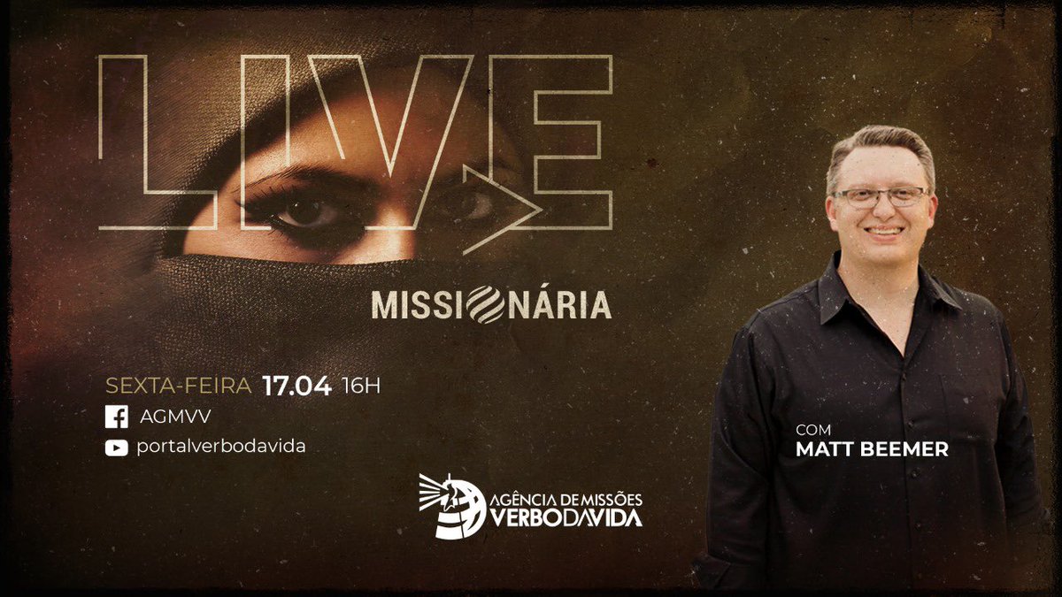 emery_suellen's tweet photo. É amanhã, não perca!!

Matt Beemer é missionário no Líbano, Diretor do CLUB1040 e parceiro do Ministério Verbo da Vida/Agência de Missões no treinamento de missionários para povos muçulmanos. https://t.co/uyVnXcy6h3