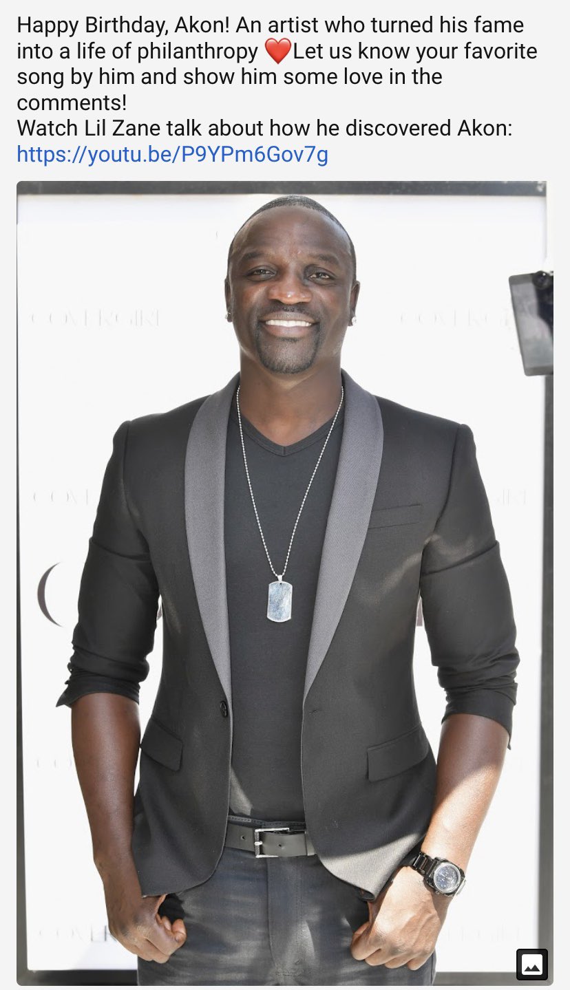 Happy Birthday     Akon for inspiring artists and new artists till this day 