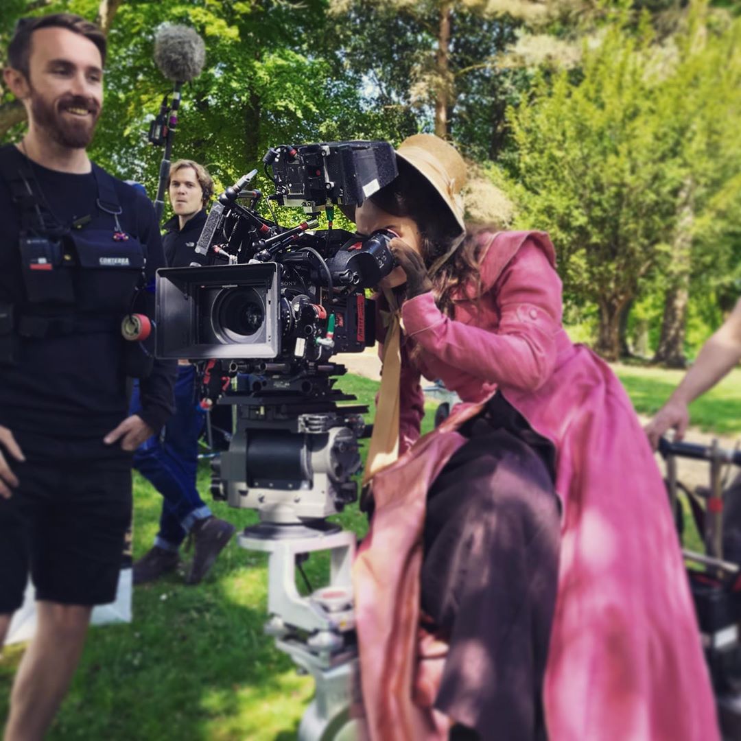 Rose behind the camera.  #Sanditon   #SaveSanditon   #SanditonPBS