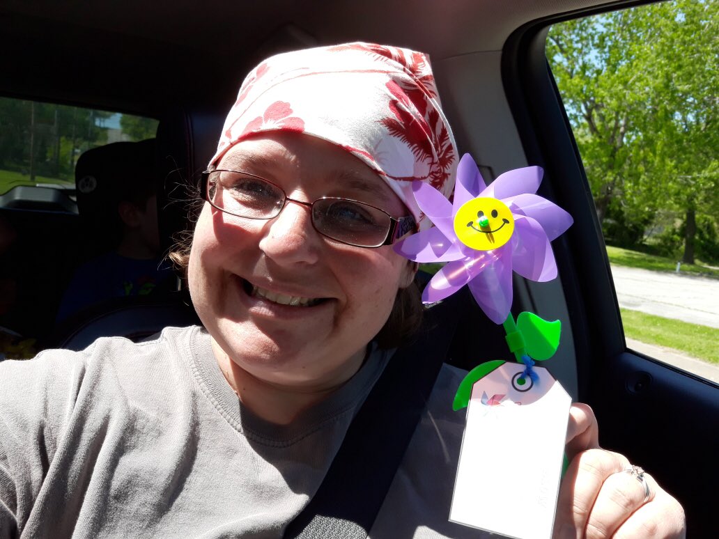 Just a little flower delivery to remind our students how much we care about them!! #PointersPressOn