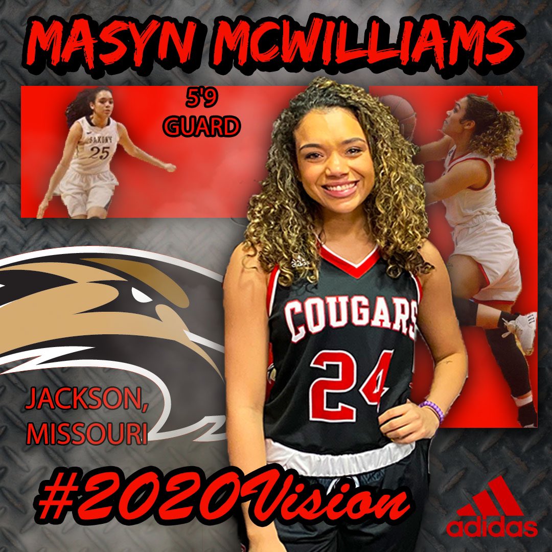 SIUEWBB's tweet photo. Everyone welcome @masynmcwill to the #CougarFamily! #2020Vision 😎 https://t.co/qmp8bIfTcA