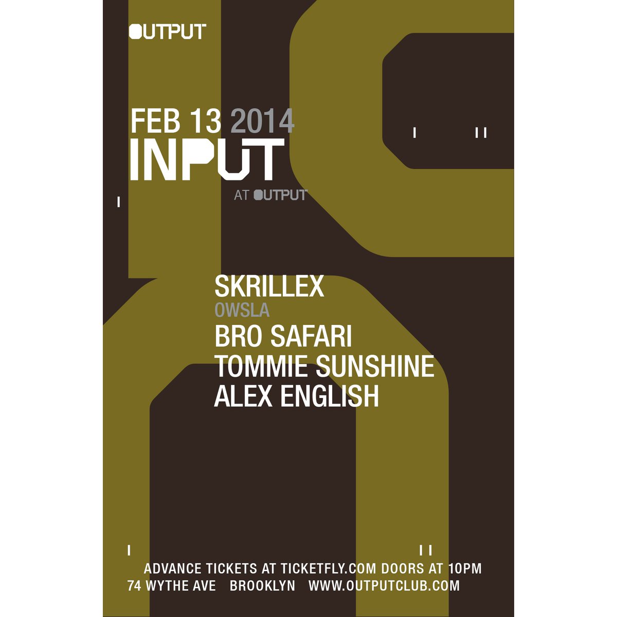 tommiesunshine's tweet photo. #tbt when @skrillex invited me to play alongside him during his 2014 Brooklyn Takeover of #Output (RIP). the crowd shot was snapped by someone on IG & when I snagged it & posted it I got yelled at by the club & had to take it down. #goodtimes #rememberpeople #remembernightclubs https://t.co/9mtJwjqZwM