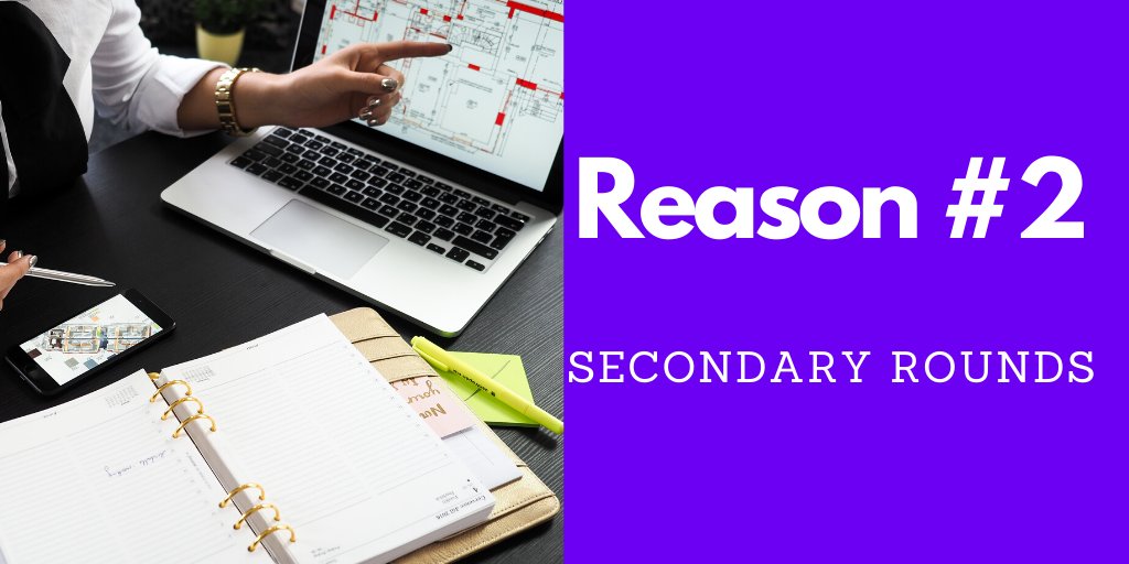 8/50 Reason 2: Secondary RoundsThe price spike from Supply Shock means rent seekers are getting 3% - 5% RoI in Ether & actually getting much higher returns on their fiat principle on their books - possibly 2x - 4x+ and so they go in for a second round of buy & stake until their